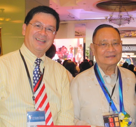 Eric Lachica (left) with former Health Secretary Alran Bengzon, now CEO of The Medical City