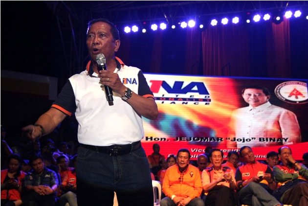The opposition Team UNA led by Vice President Jojo Binay