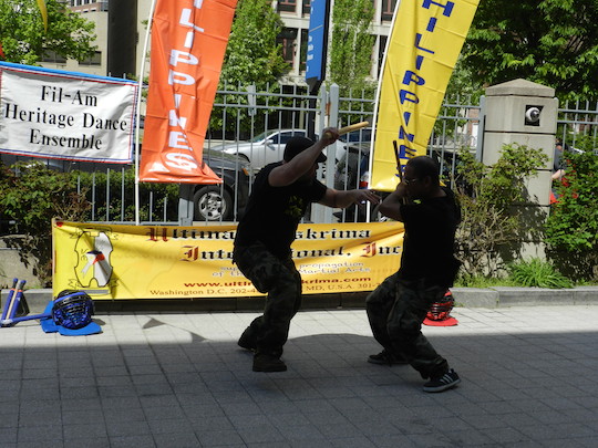 An arnis demonstration  by  Pinakatay Arnis Sigidas  of Maryland 