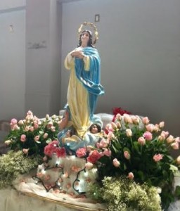 A gathering of Pasig natives in honor of the Immaculate Conception