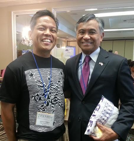 The author with retired U. S. Army Major General Antonio Taguba (right)