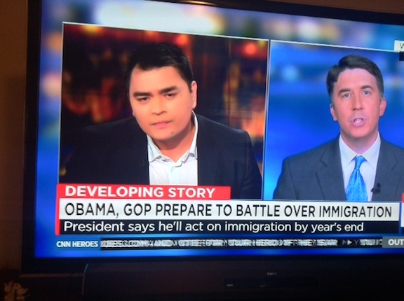 The most popular "American without document," Jose Antonio Vargas (left) continues his advocacy campaign for DACA and potential DACA recipients.  He is now covered by Obama's executive administrative action. 