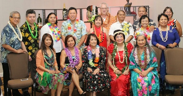 LA Builder LC officers, members and future members, with their honoree, Dr. Ludy A. Ongkeko