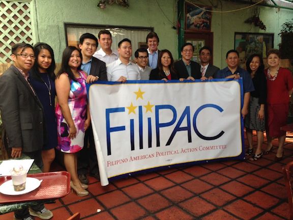 Supporters of FILIPAC include Garvey School Board Member Henry Lo,   Elaine Cartas, FADC-CDP ( Filipino American Democratic Caucus-CA Democratic Party ) CA  State Chair Melissa Ramoso , FiliPac founders Mike Aguilera and Alex De Ocampo, Political Strategist Garry South,Board member CA State Board of Equalization Fiona Ma, Former Irvine Mayor Sukhee, ‎West Covina Councilmember James Toma,  Cerritos  Councilmember Mark Pulido, FADC-CDP Vice Chair Los Angeles Region Gloria Perlas Pulido, PALAD( Pilipino American Los Angeles Democrats) VP for Outreach Grace Barrios