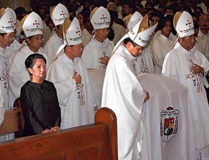 Former President Gloria Macapagal Arroyo and the bishops