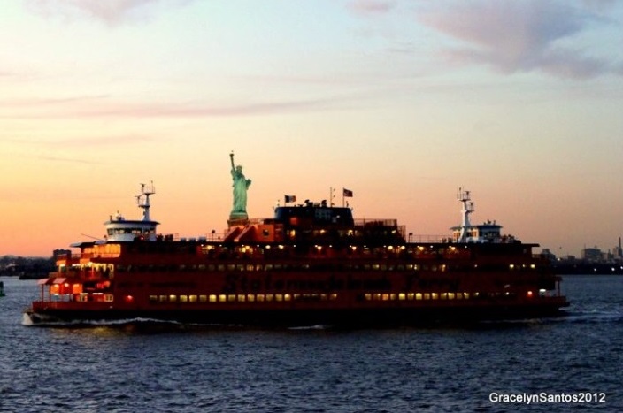 The Staten Island Ferry. photo by Dr. Gracelyn Santos