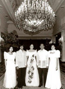 First Family for 20 years (from left): Irene, Bongbong, Imelda, Ferdinand and Imee