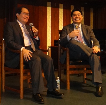CEO Ricky Vargas (left) with PACC Vice President Michael Nierva