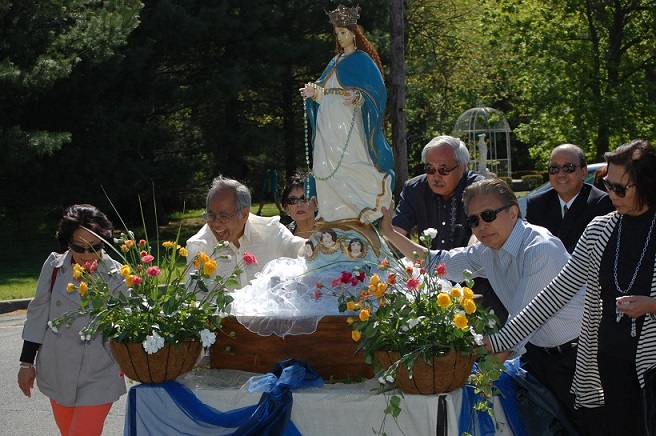 The religious tradition honors the Virgin Mary.