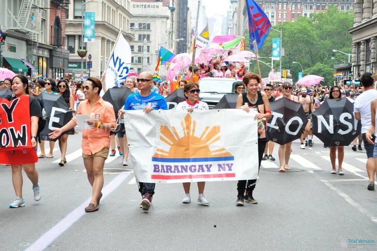 Many LGBTQ Filipinos joined this year's Pride parade. 
