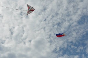Philippine flag flies high over the resort city