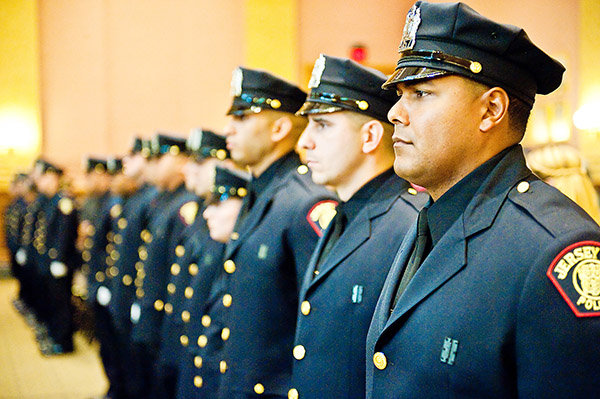 The Jersey City police force. Photo: NJ.com