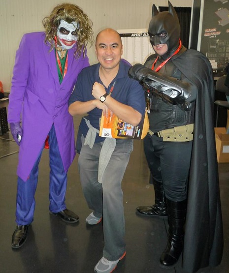 With Batman and the Joker