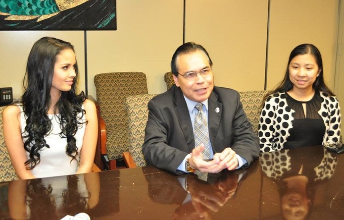 With Consul General Mario de Leon Jr. and Vice Consul Khrys Corpuz