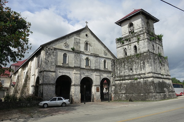 Before the earthquake:  Baclayon Church, built in 1727, is a designated National Cultural Treasure, the highest level of designation. Photo by Roz Li.