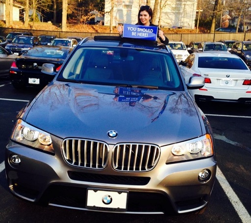 Jessy Daing-Musbeh earned this brand new BMW after only six days!