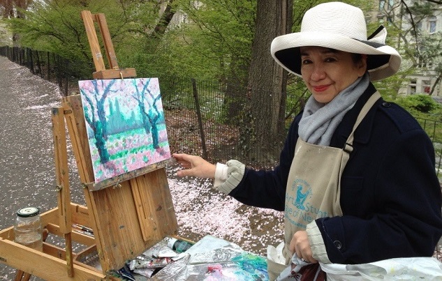 Painting Central Park's Bridle Path