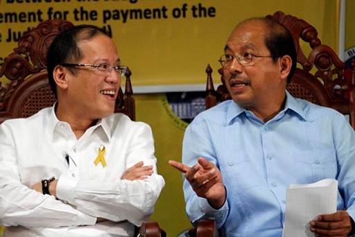 President Benigno ‘Noynoy’ Aquino (left) with DAP architect Butch Abad, who is also the Philippines’ Budget secretary 