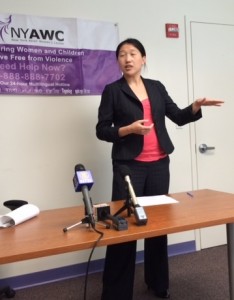 NYAWC lawyer Carrey Wong  