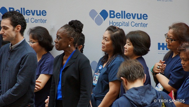 More FilAm nurses and staff are shown here with Dr. Spencer and New York’s First Lady Chirlane McCray