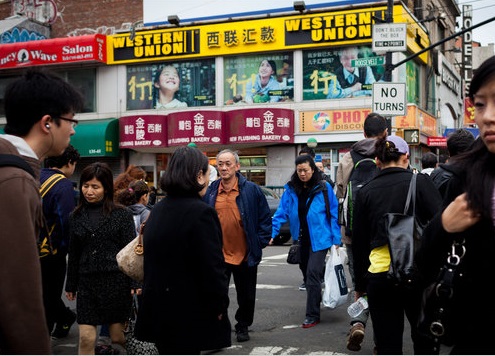 Chinatown, NYC: The Asian community makes up 15 percent of the population of New York City. 