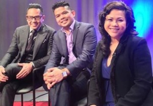 ‘The Experience’ team of Amable Yalong, Glenn Maningas and Ivie Joy Agustin