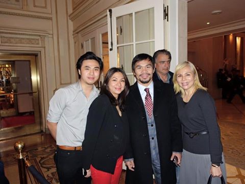 Even boxing legends need some late-night munchies. A visit from Manny Pacquiao after his guest appearance on NBC. 