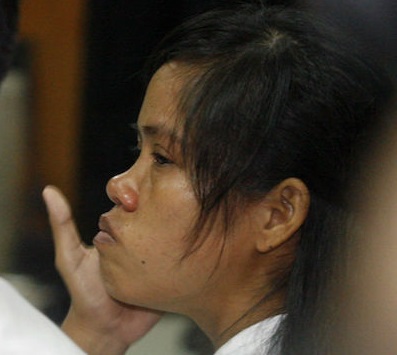Mary Jane awaits fate in an Indonesian court in March 2015. Photo: Rappler.com 