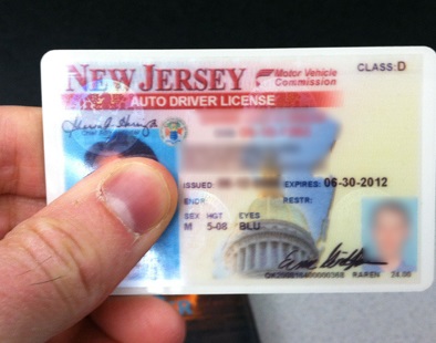 New Jersey Driver's License (credit: Evan Bindelglass / WCBS 880)