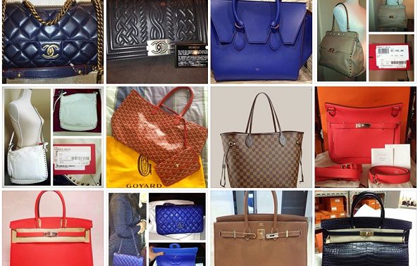 Jessy Couture’s array of designer bags