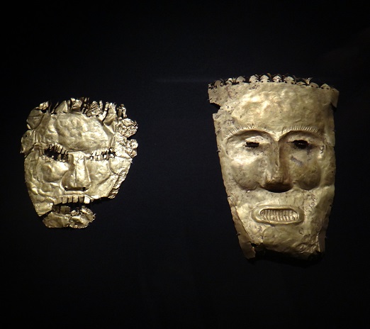 A pair of 10th to 13th century funerary masks discovered in Butuan