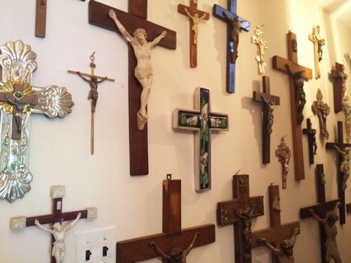 The museum’s crucifix collection