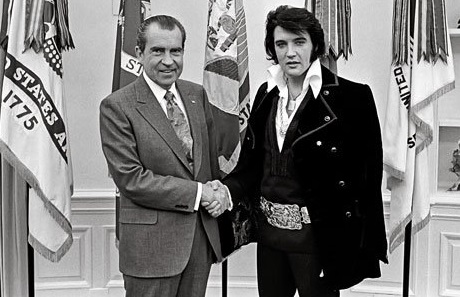 One of the most requested White House photos: President Richard Nixon’s 1970 encounter with Elvis Presley.