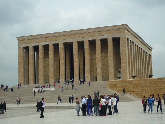 The Anıtkabir Complex housing the Ataturk Mausoleum.
