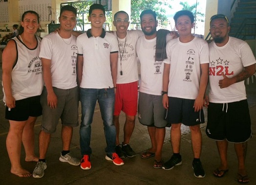 Jon J. (3rd from right) together with N2L Foundation tournament co-organizers and players