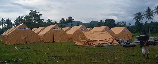 temp shelters dswd