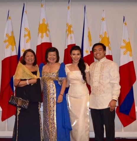 The author (2nd from left) at the Philippine Independence Day celebration in Atlanta.