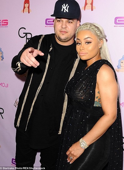 Rob Kardashian and Blac Chyna. Allegations of revenge porn  after their breakup