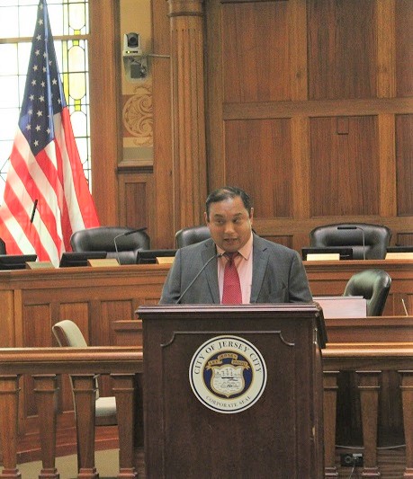 Jersey City Council President Rolando Lavarro Jr. calls on youth to ‘move the needle on social justice.’