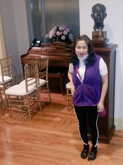 On Twitter, a photo of Rita  Villadiego at the Philippine Embassy in Washington D.C. 
