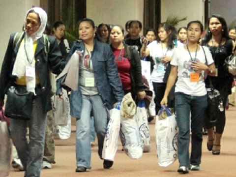 …and foreign remittances from overseas workers are fueling the Philippine economy. Photo: Inquirer.net