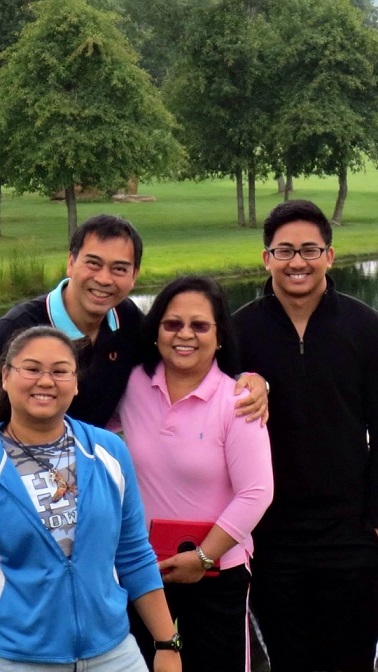 The Sanchezes during a family vacation in Eagle Rock, Hazleton, Pennsylvania.