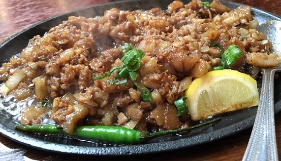 Traditional Sizzling Sisig at Max’s in Jersey City 