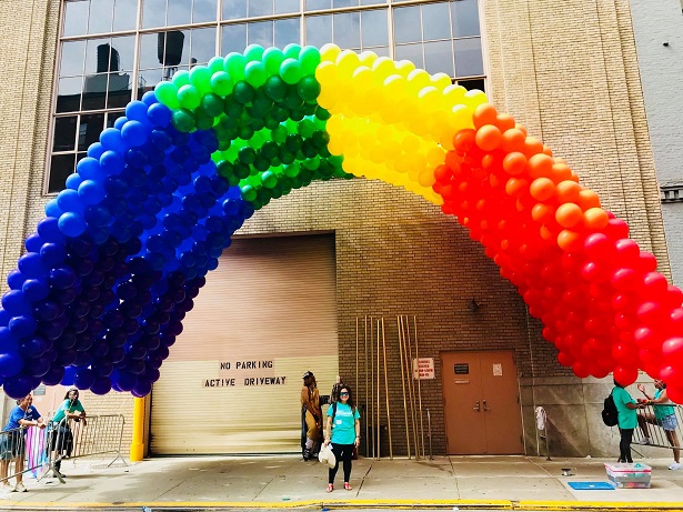The rainbow to symbolize diversity, freedom, and celebration. 