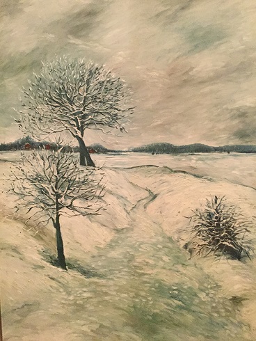‘Silent Snow’ Oil on Canvas 36 X 48 inches Sweden, 1982 