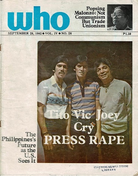 The WHO Magazine cover of September 29, 1982