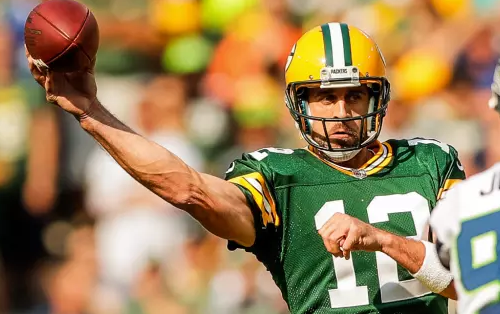  Quarterback Aaron Rodgers donated $1 million: ‘A real emotional connection to California.’ Photo: Green Bay Packers website