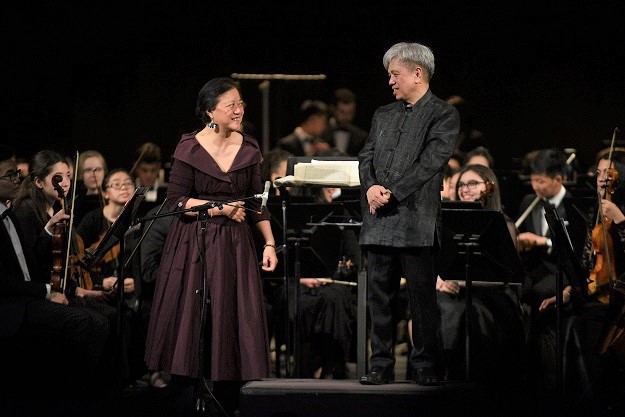 Executive Director Dr. Yeou-Cheng Ma and husband Michael Dadap who serves as artistic and musical director of COS . 