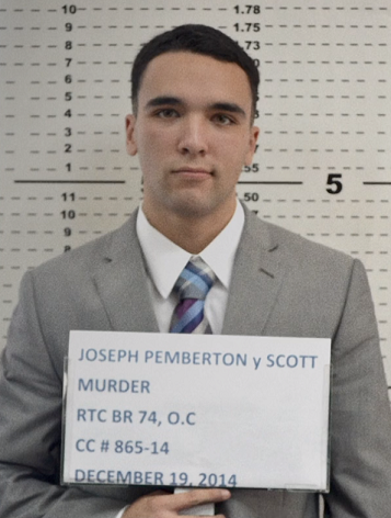 Marine officer Private First Class Joseph Scott Pemberton was found guilty of homicide. 