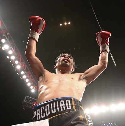 Pacquiao wins unanimous decision in defense of his welterweight world title at the MGM Grand Arena in Las Vegas. Photos by Wendell Alinea/MP Promotions